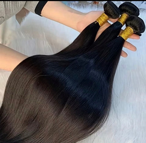 12A Straight Human Hair Bundles 28 30 Inch Raw Hair Bundles 36 38 40 Inch Long Thick Bundles Cheap Brazilian Hair Weave Bundles
