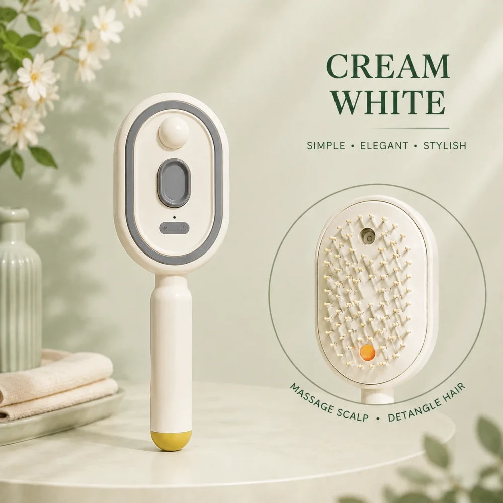 3 Rechargeable Anti Frizz Electric Hair Brush