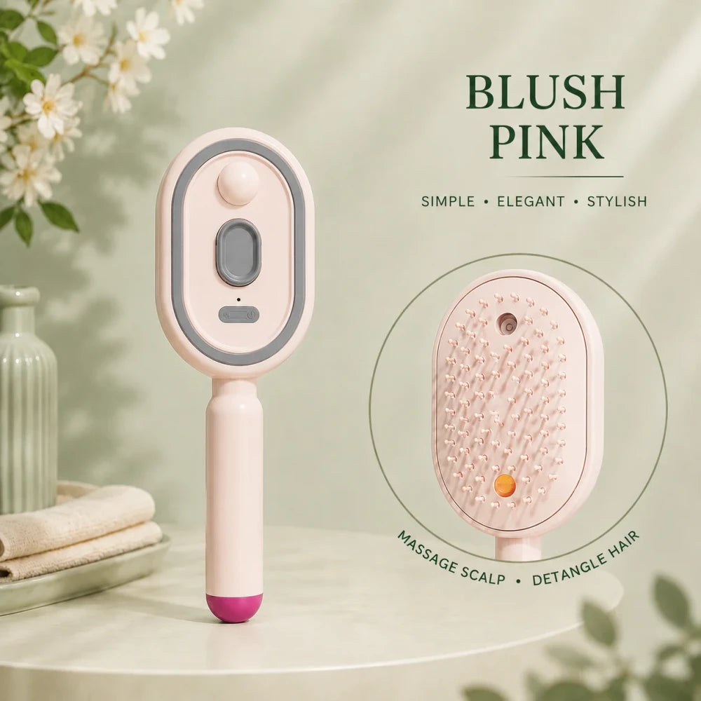 3 Rechargeable Anti Frizz Electric Hair Brush