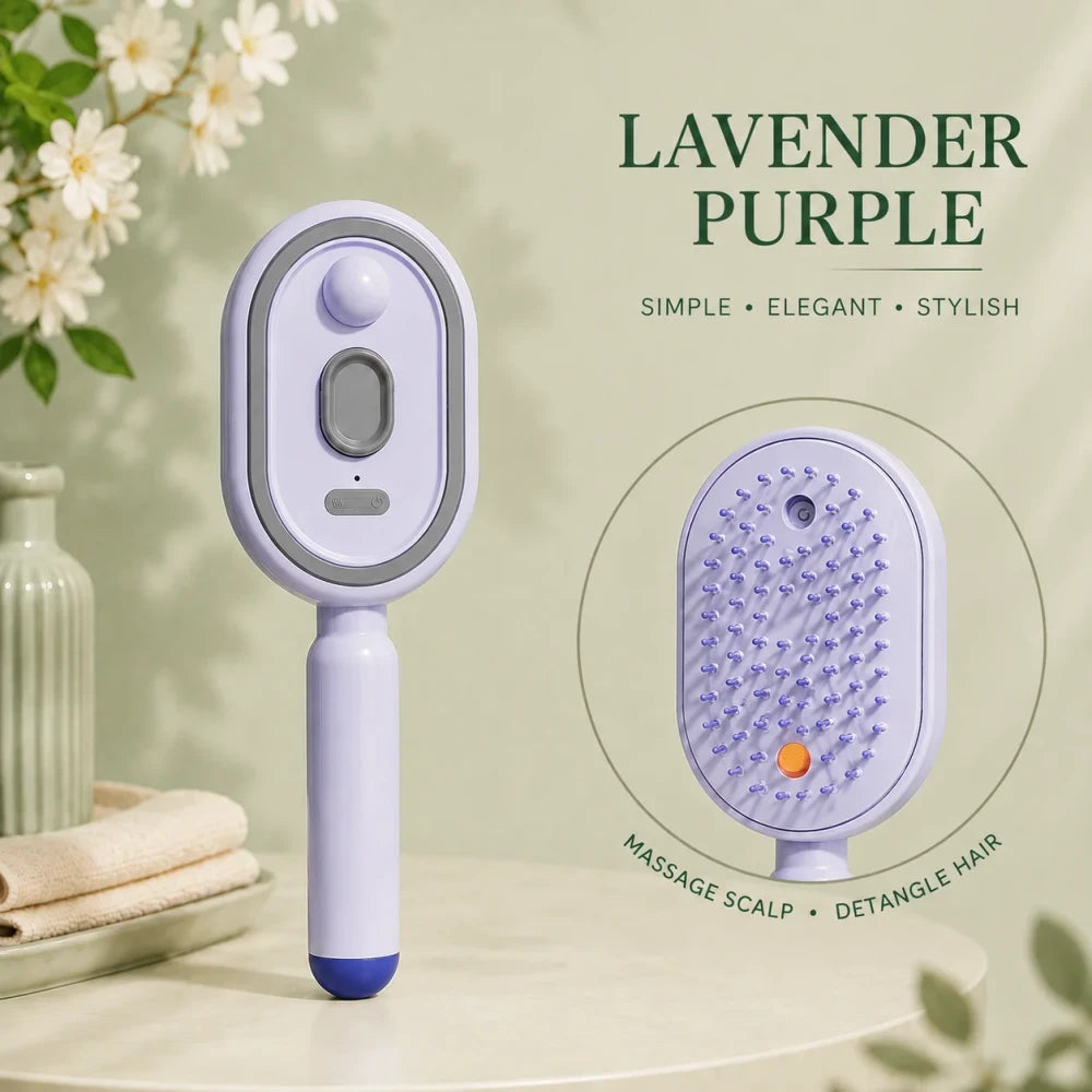 3 Rechargeable Anti Frizz Electric Hair Brush