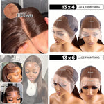 Chocolate Brown Straight Lace Wig