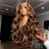 Honey Blonde Ombre Human Hair Wig