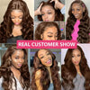 Chocolate Brown Human Hair Lace Wig