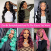 Long Wavy Human Hair Lace Wig