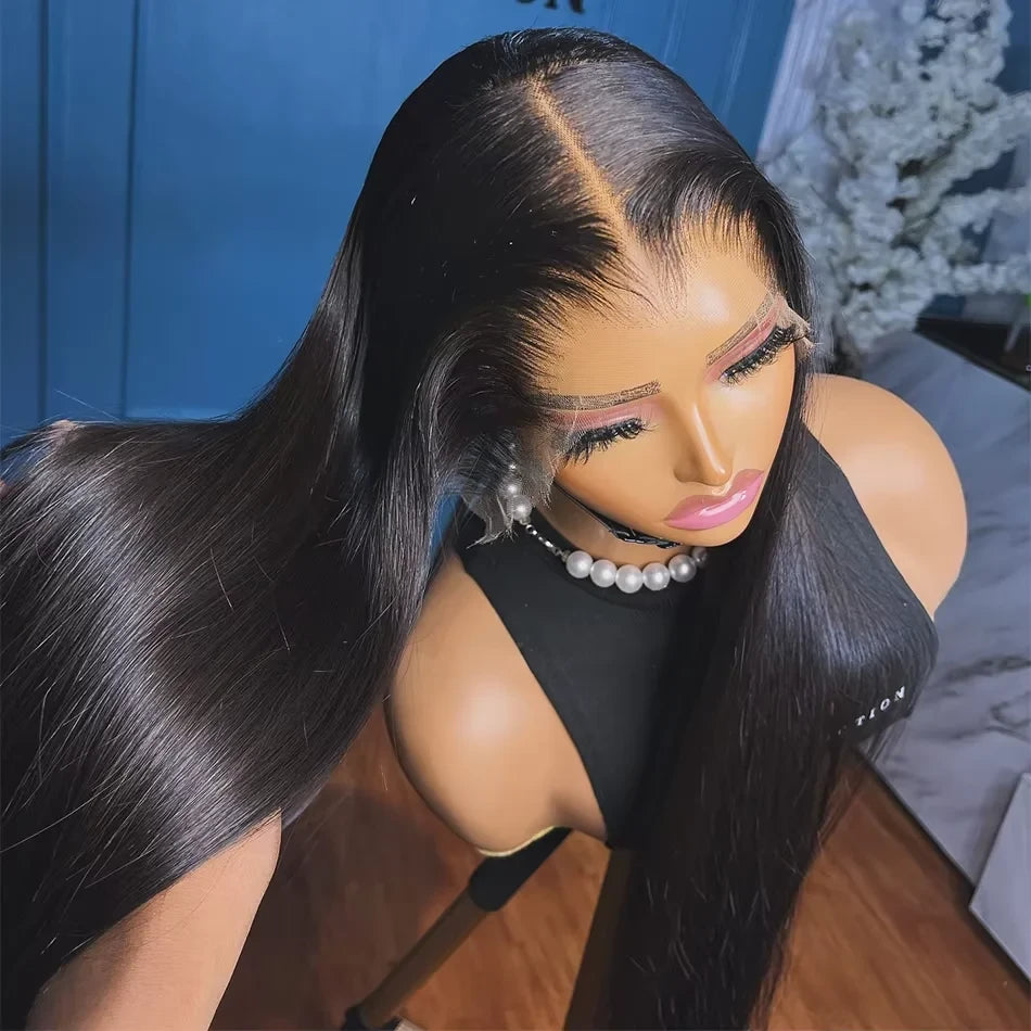 Straight Human Hair Lace Front Wig
