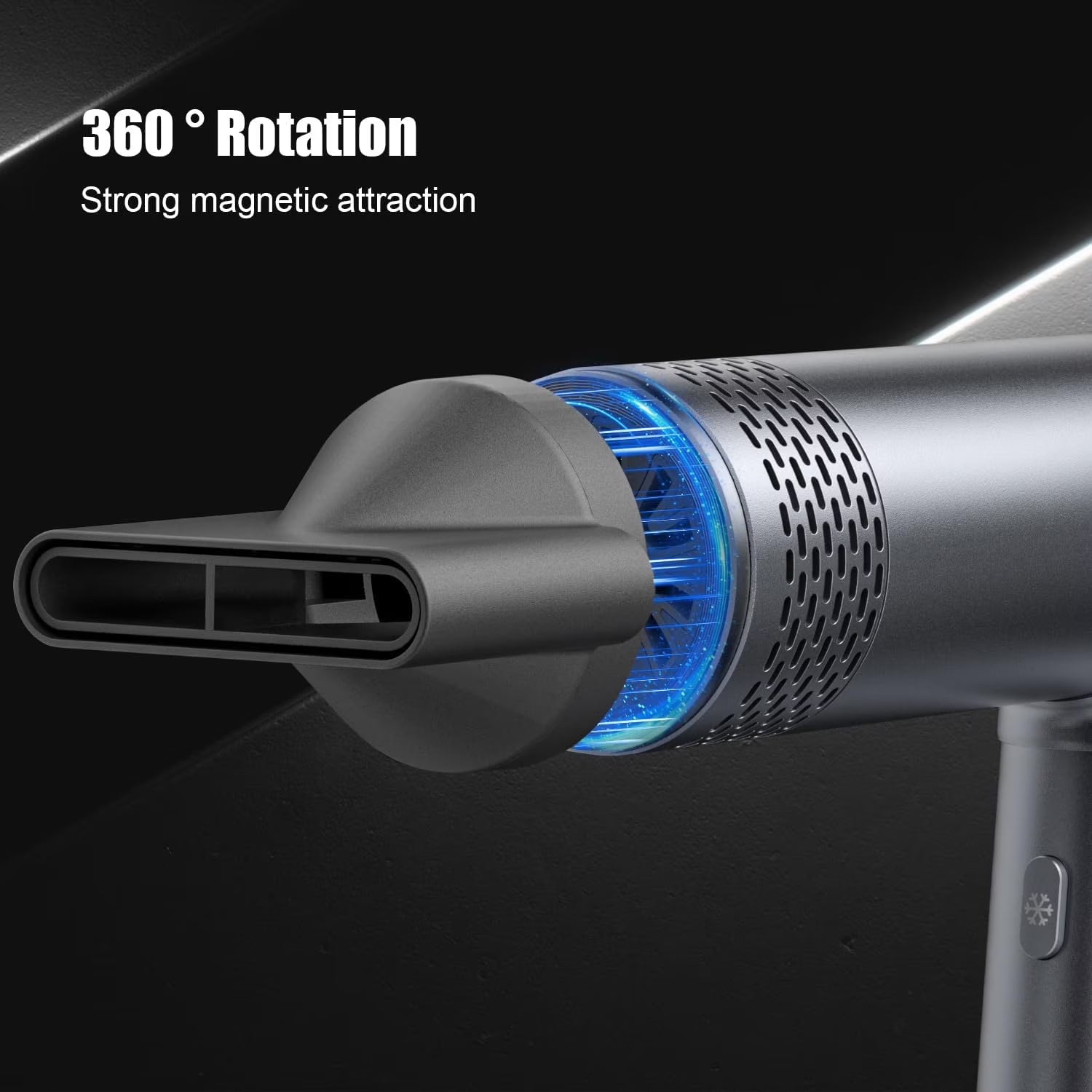 Ionic Hair Brush Dryer, Hot Cold Air, High Heat for Curls, Size 7.7*1.7*7.3
