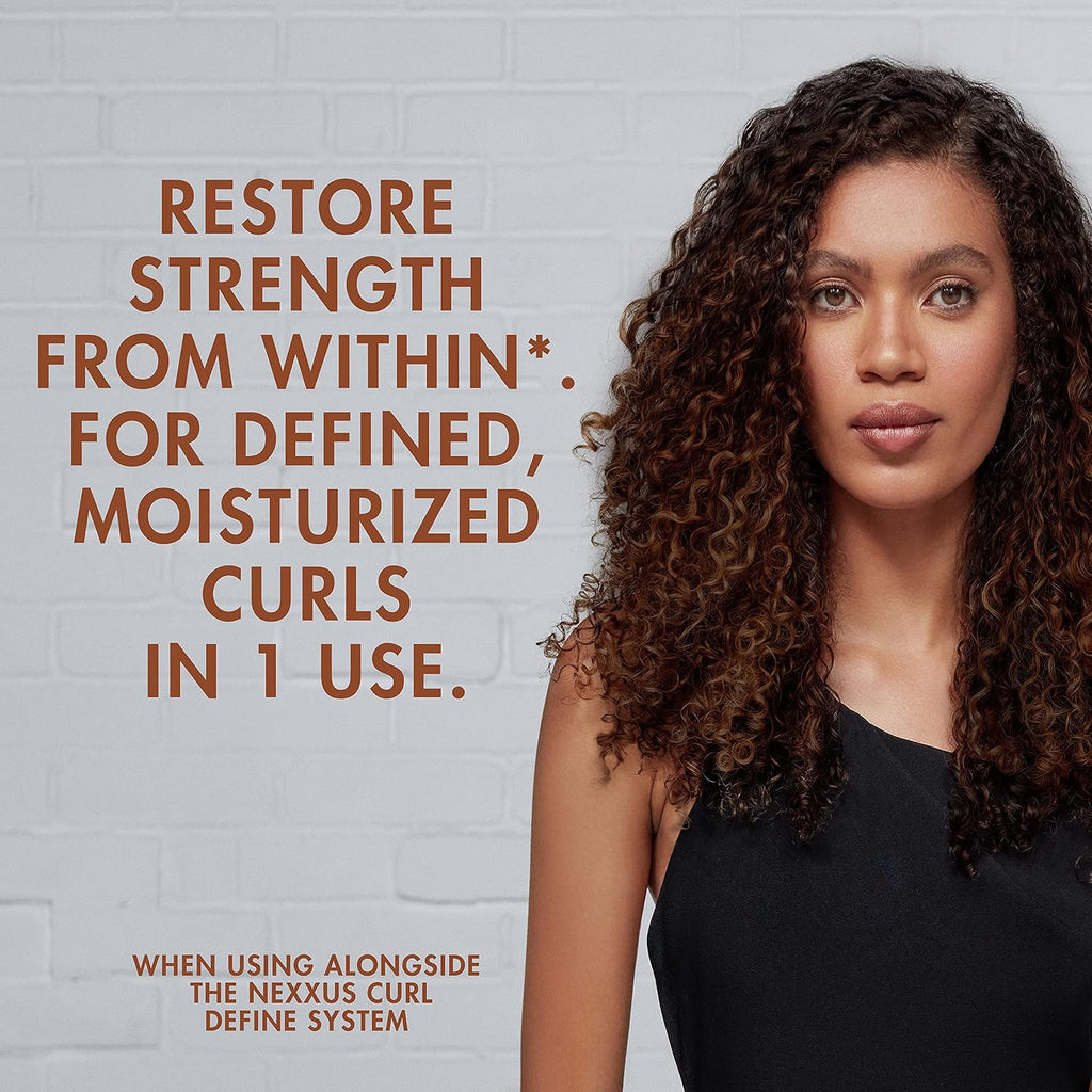 Nexxus Curl Define Leave-In Conditioner for Curly Hair with Proteinfusion Curl Conditioner for Moisturizing Curls 8 Oz