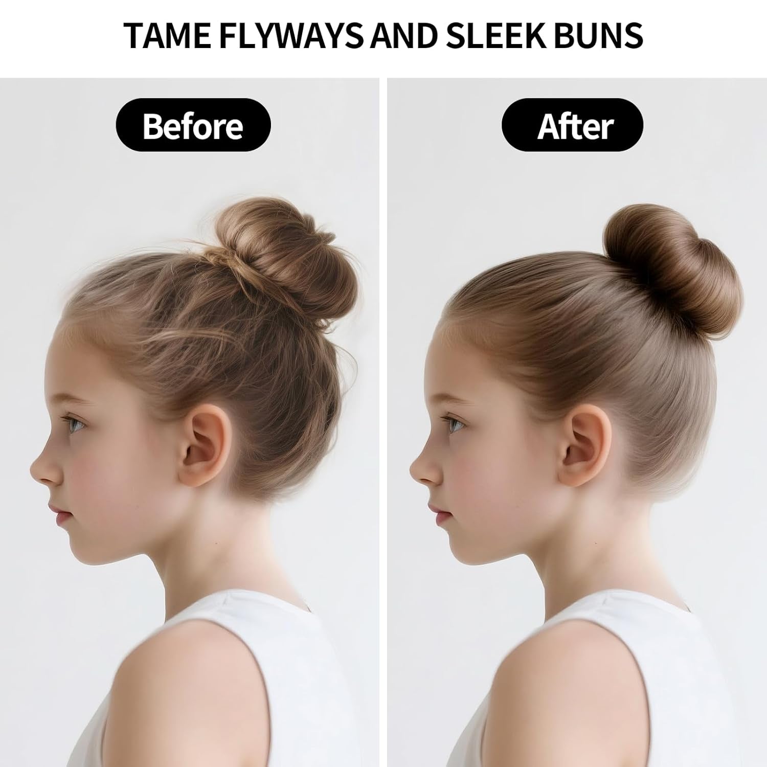 3PCS Hair Wax Stick | Slick Back Hair Pomade/Balm/Gel for Tame Flyaways, Frizz, Sleek Ponytails, Buns, Styling Accessory for Women, Teen Girls