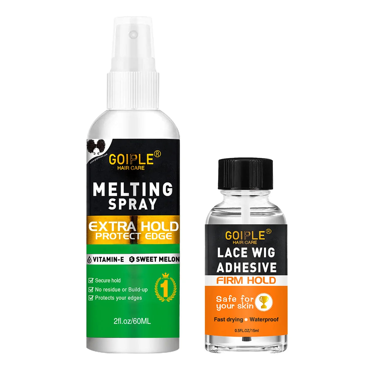 Lace Wig Melting Holding Spray,Strong Wig Adhesive Glue for Toupee Front or Ultra Firm Hold Fast Drying Waterproof Glue Wig Glue