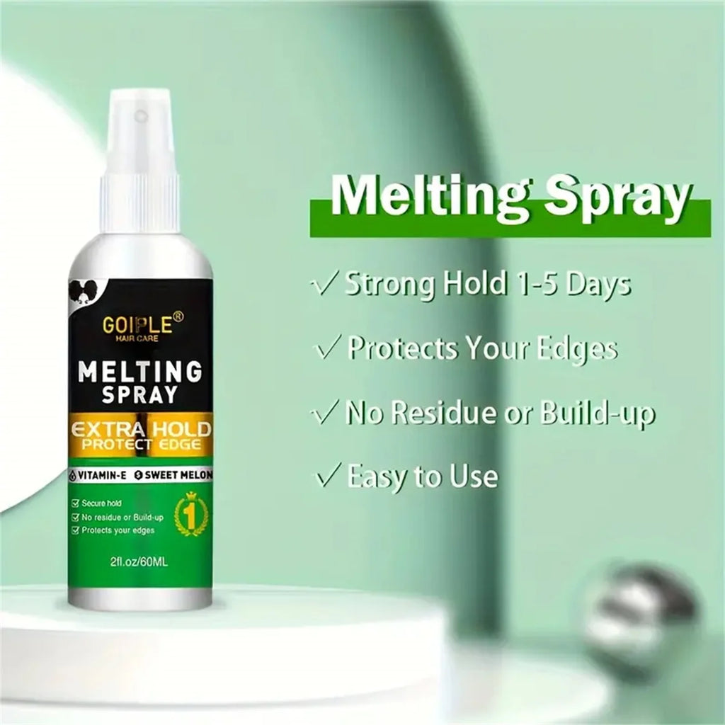 Lace Wig Melting Holding Spray,Strong Wig Adhesive Glue for Toupee Front or Ultra Firm Hold Fast Drying Waterproof Glue Wig Glue
