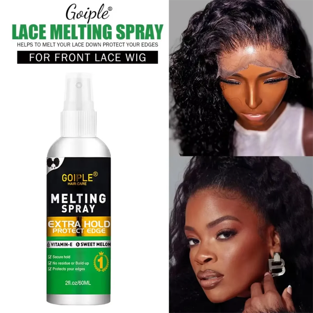 Lace Wig Melting Holding Spray,Strong Wig Adhesive Glue for Toupee Front or Ultra Firm Hold Fast Drying Waterproof Glue Wig Glue